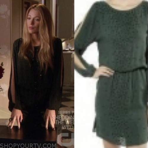 Serena Van Der Woodsen Black Dress